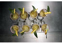 Les cocktails de La famille à la guinguette