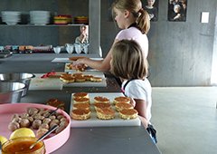 Le gâteau de La famille au château
