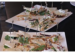Le sandwich-chic de La famille au bord de l'eau